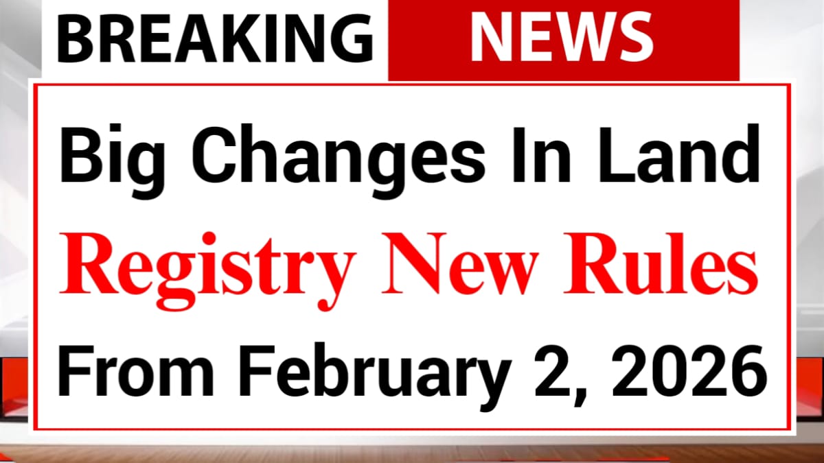 Big Change in Land Registry Rules